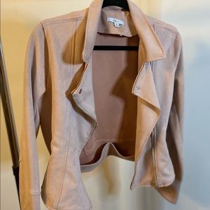 Pink suade jacket